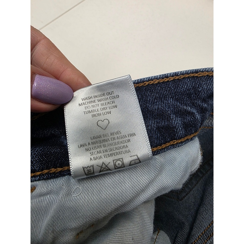 Cello Women Dark Wash Straight Leg High Rise Denim Jeans Size 9 - Picture 5 of 8